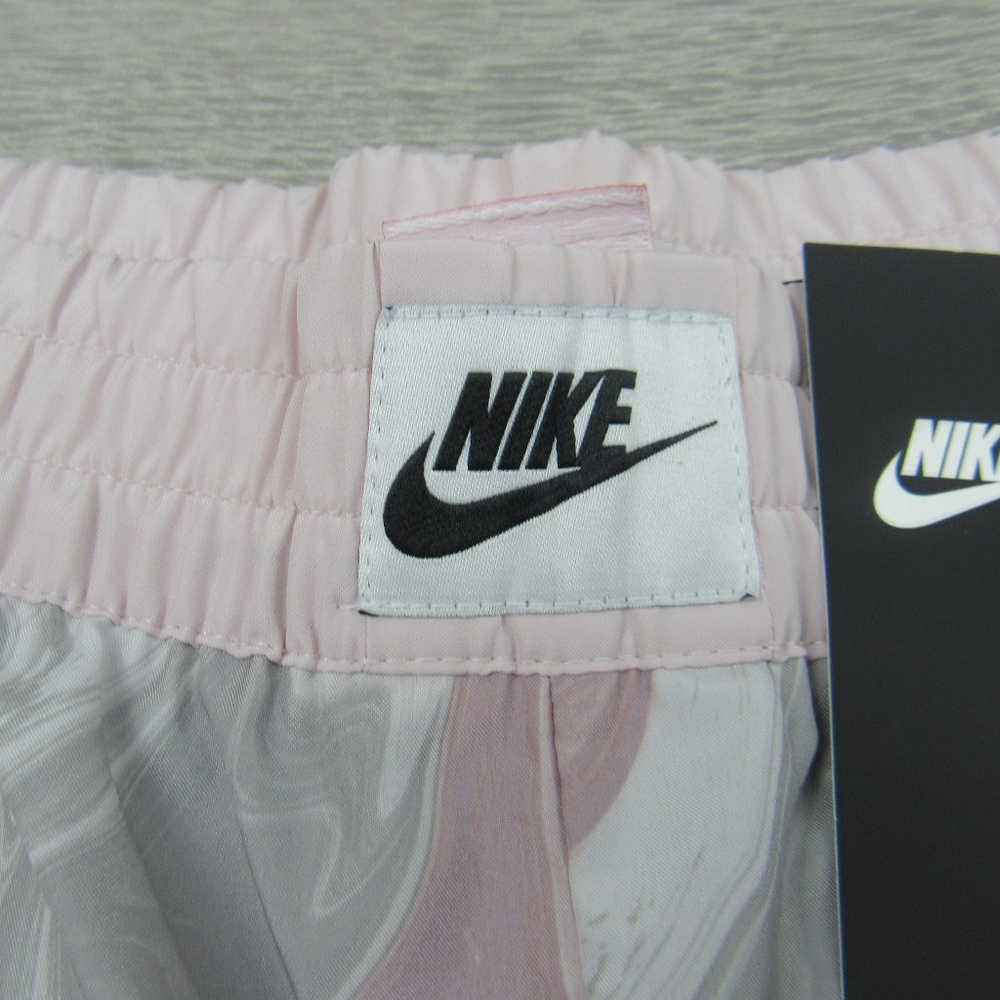 Nike NSW Women's Pink Marble Swirl Running Shorts - Picture 4 of 8